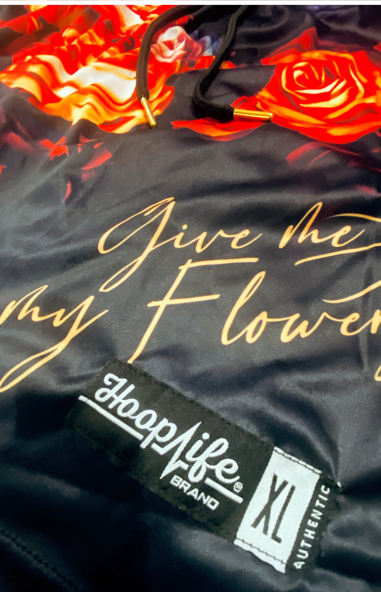 My Flowers Black by Hooplife®