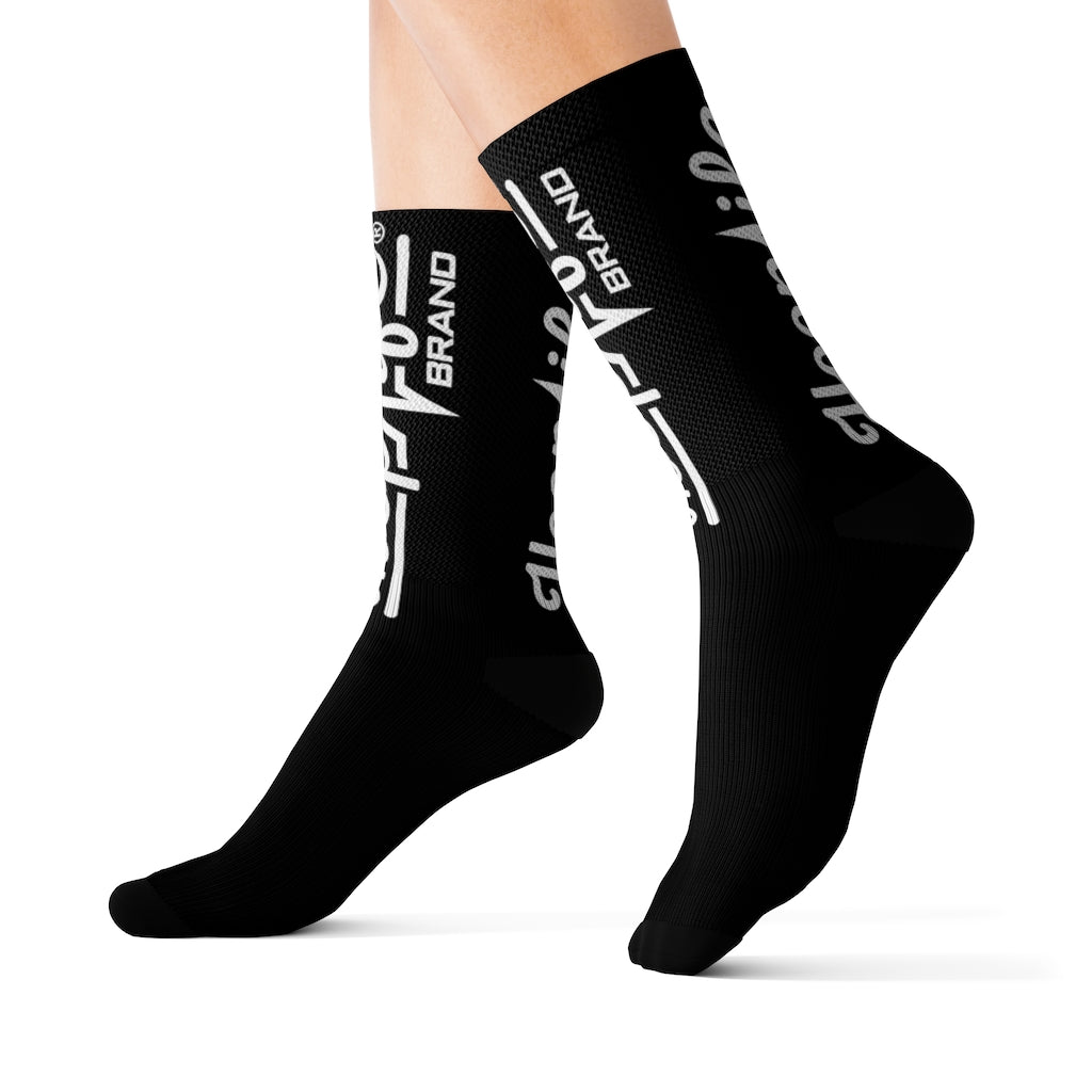 Black Sublimation Socks by Hooplife®